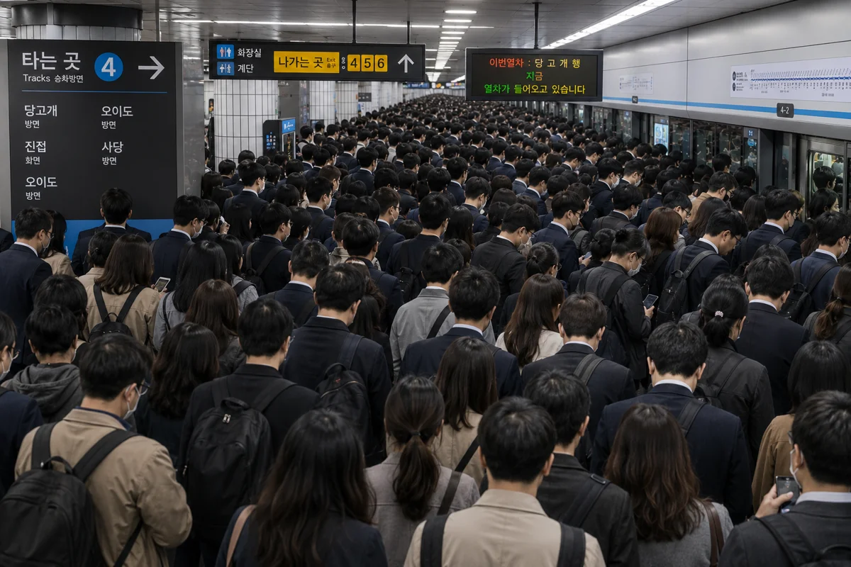 송파 부동산등기법|출퇴근 시간대 4호선 지하철역의 극심한 인파